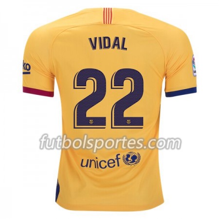 Camisetas FC Barcelona Arturo Vidal 22 Segunda Equipacion 2019/2020 
